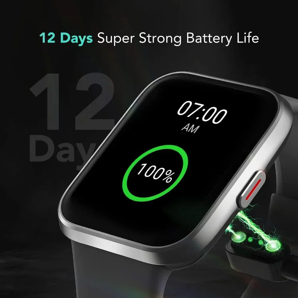 SKG V7 PRO Smart Watch Bluetooth Call 1,69 inch Fitness Tracker Waterproof Black